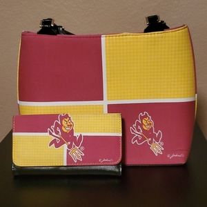 ASU Sun Devils Purse & Wallet Set